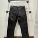 brown leather pants women