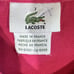 Lacoste Men's Polo Shirt 7 Pink Cotton Short Sleeve Single Stitch Collared M814