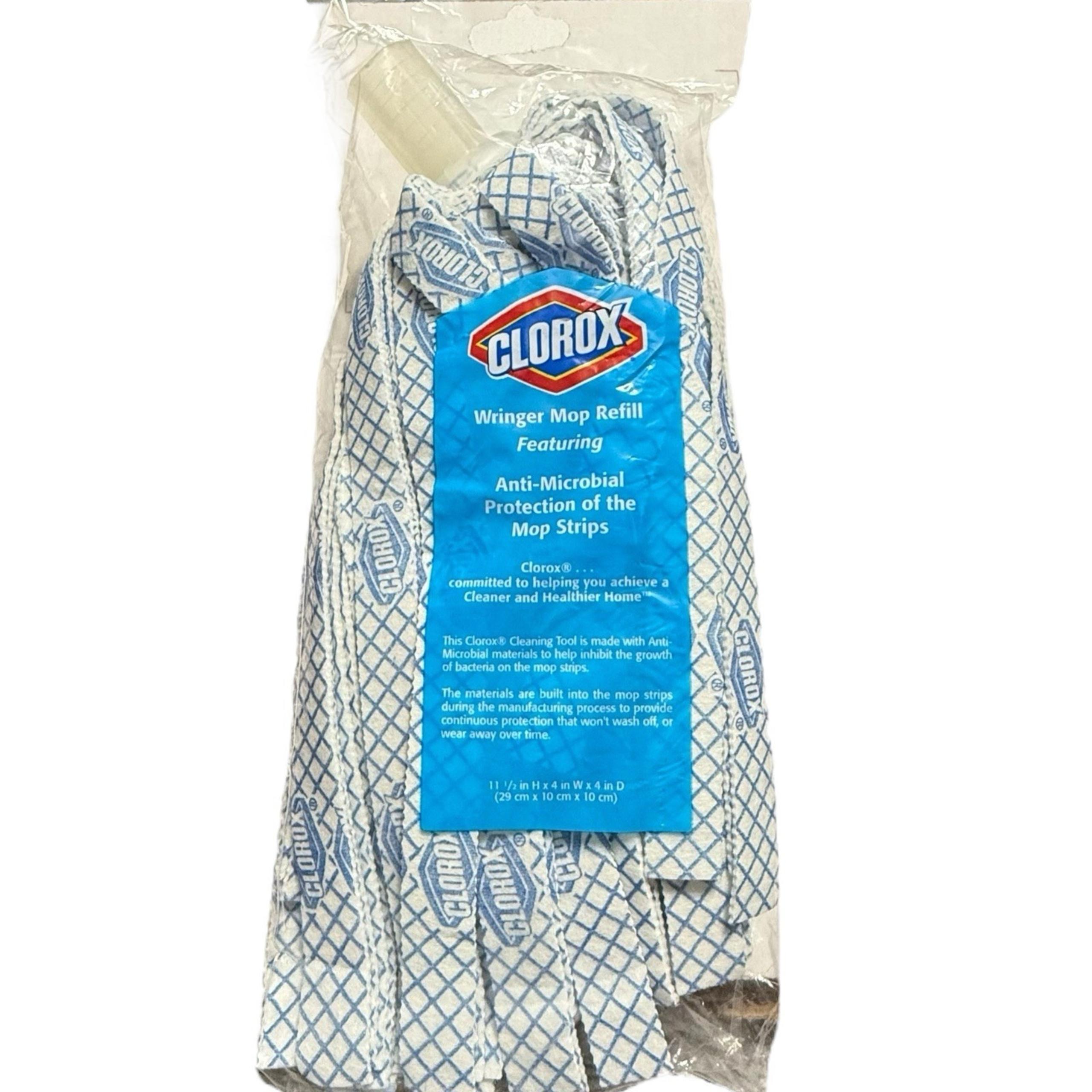 Clorox Wringer Mop Refill, anti-microbial protection 11x4x4 HTF NOS