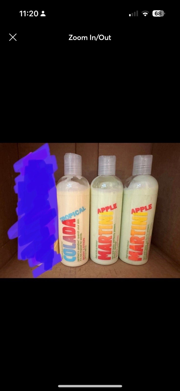 Bath and body works temptations lotion
