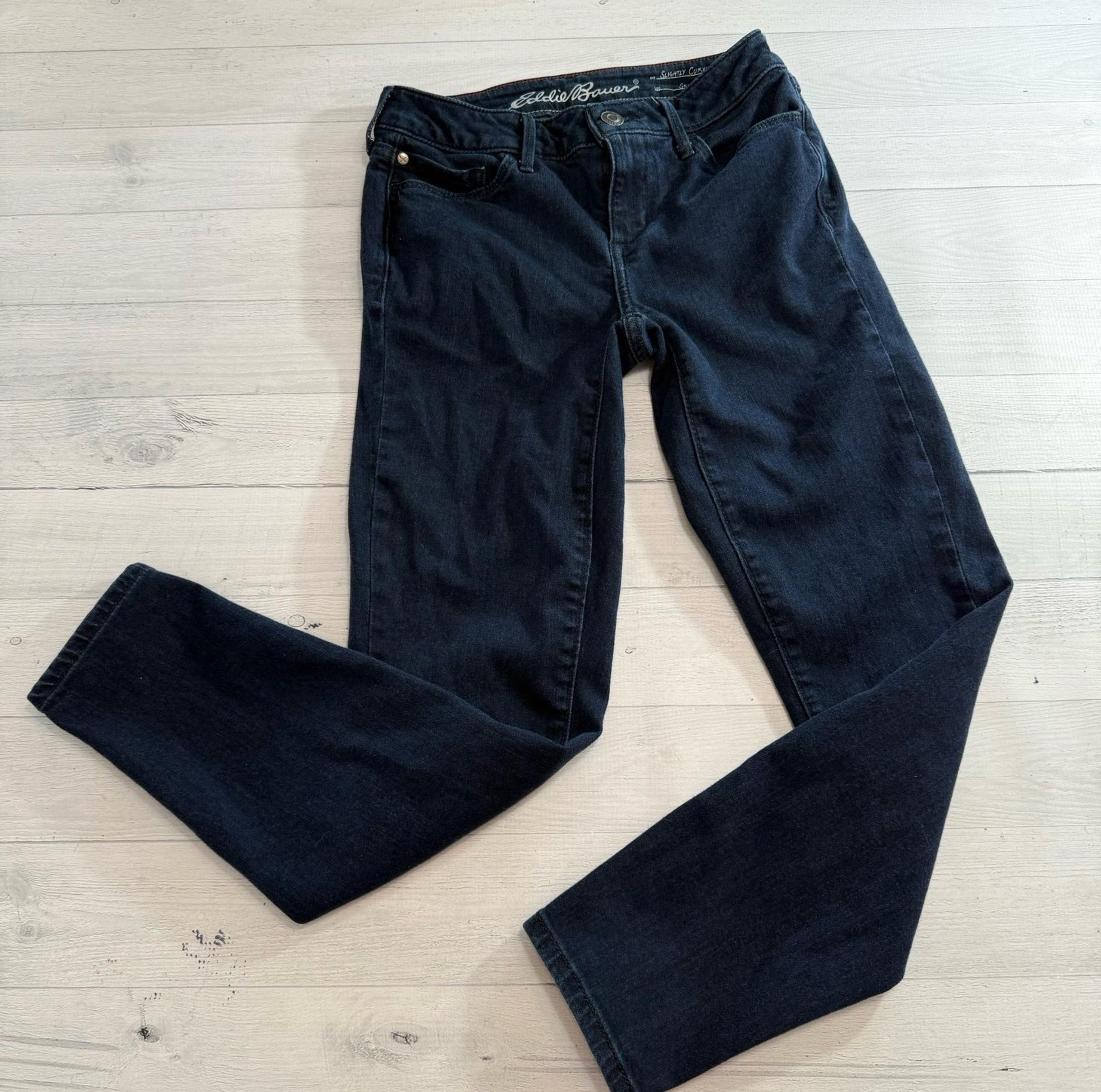 simply curvy skinny jeans size 0 - Eddie Bauer