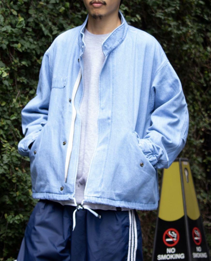 GLOSTER Short Mods Coat M65 Military Blouson Denim