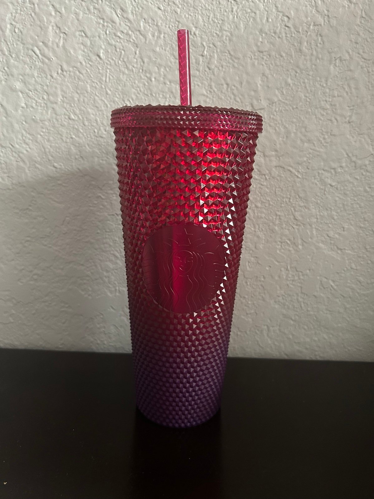 Disney Starbucks studded tumbler nwt pink/purple
