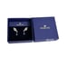 Swarovski Tennis Deluxe Cluster Mixed White Rhodium Plated Earrings