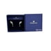 Swarovski Tennis Deluxe Cluster Mixed White Rhodium Plated Earrings