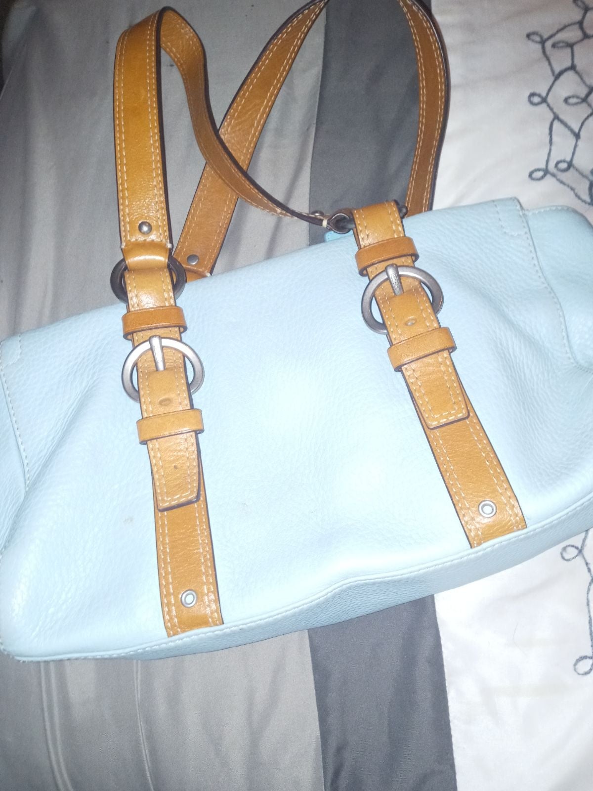 Coach Chelsea Pebbled Leather Satchel