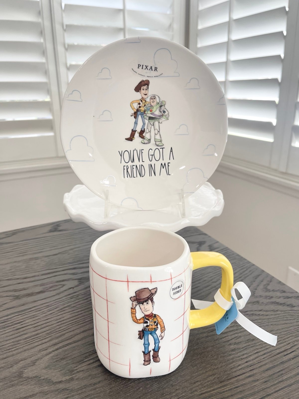 NWT Rae Dunn Disney Pixar Woody and Buzz Lightyear