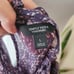 Simply Vera Vera Wang Hi-Lo Mockneck Chiffon Dress Purple Abstract Print Hi-Lo