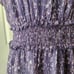 Simply Vera Vera Wang Hi-Lo Mockneck Chiffon Dress Purple Abstract Print Hi-Lo