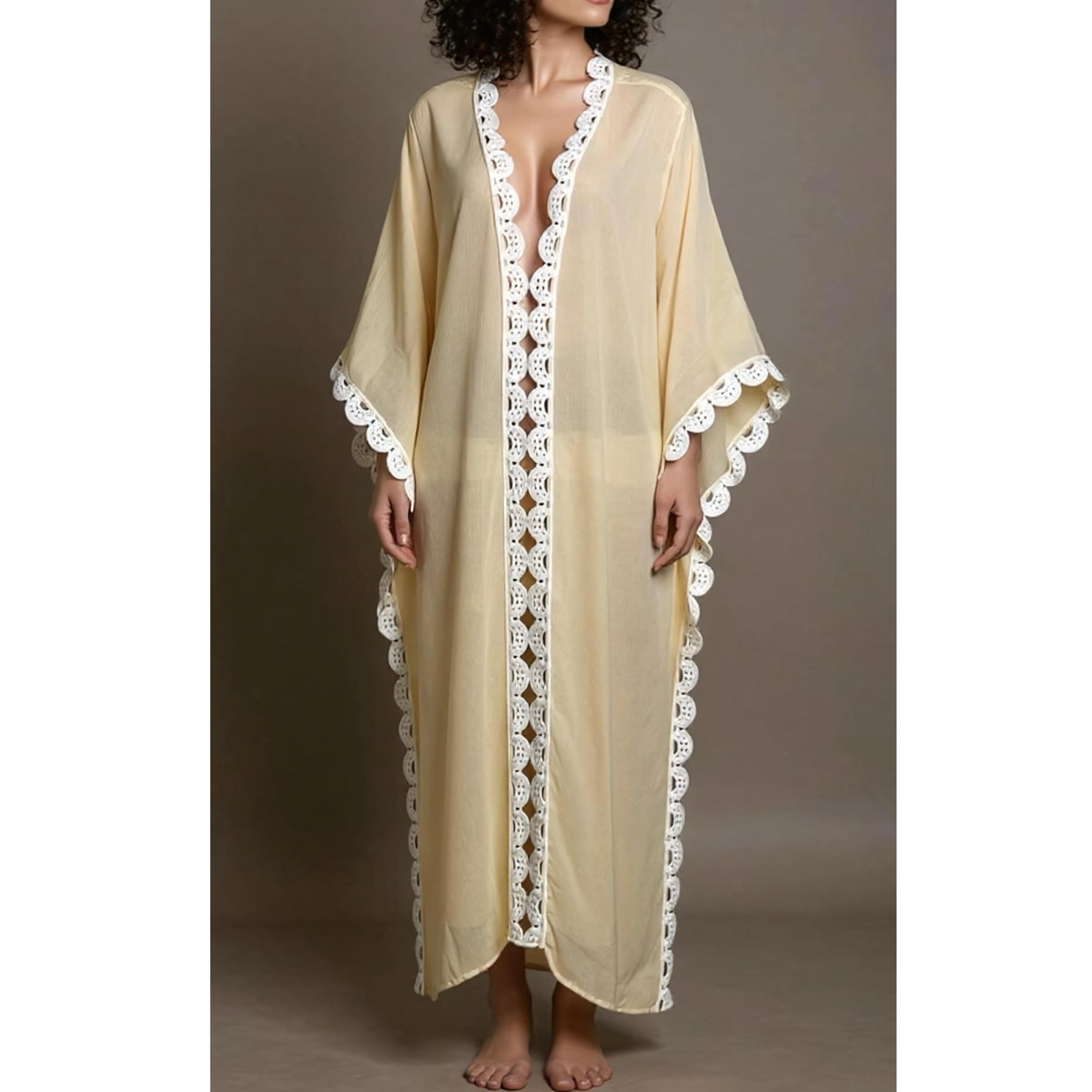 EBERJEY Summer of Love Ilda Woven Dress, Wheat, Small