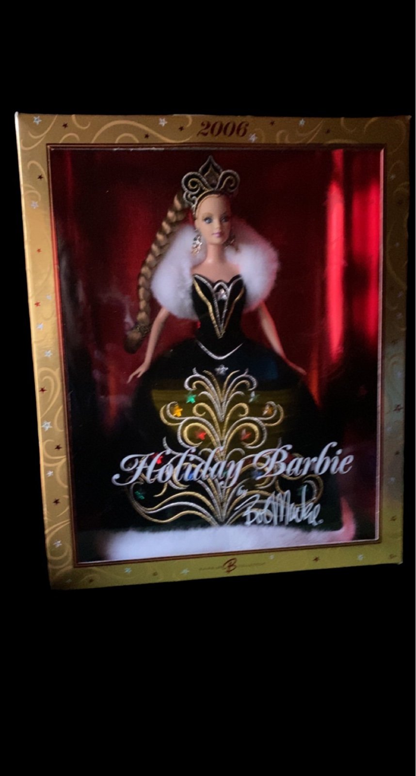 2006 bob mackie holiday Barbie