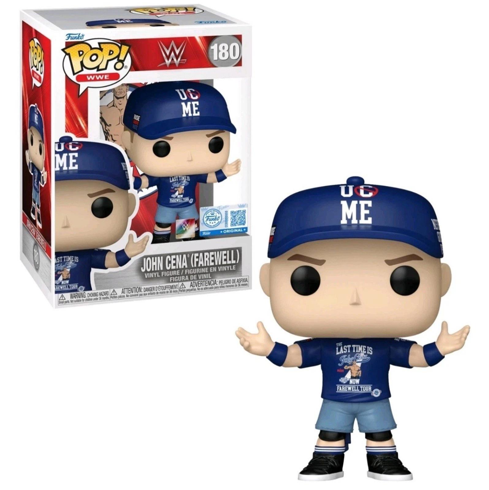 Funko Pop WWE John Cena Farewell Exclusive # 180 With Protector