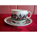 VTG. GREEK HAND MADE STAVROPOULOS CHINA: LOT OF 6 SAUCERS/ 5 CUPS