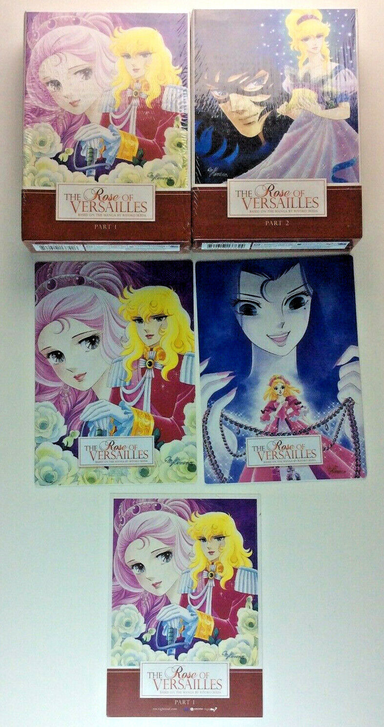Rose of Versailles Limited Edition Box Sets Part 1 & 2 w/ Pencil Boards Nozomi