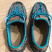 Twisted X Women’s Zero-X Blue Brown Aztec Lace Up Shoe Size 8