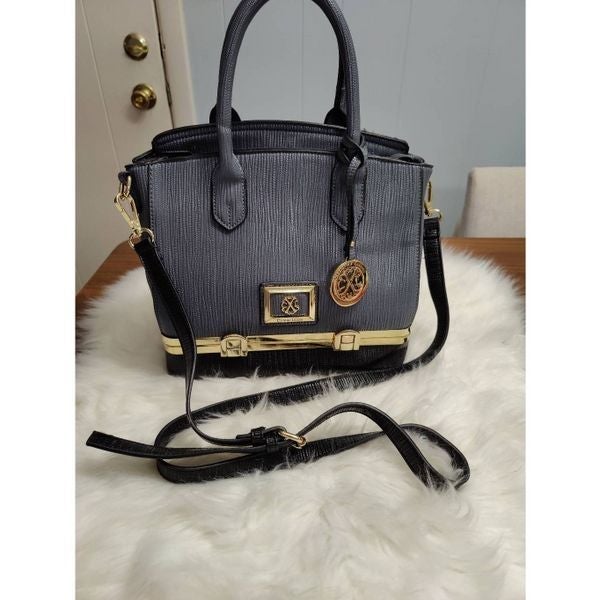 Christian Lacroix Satchel with Tray Compartment and Extra Crossbody Strap