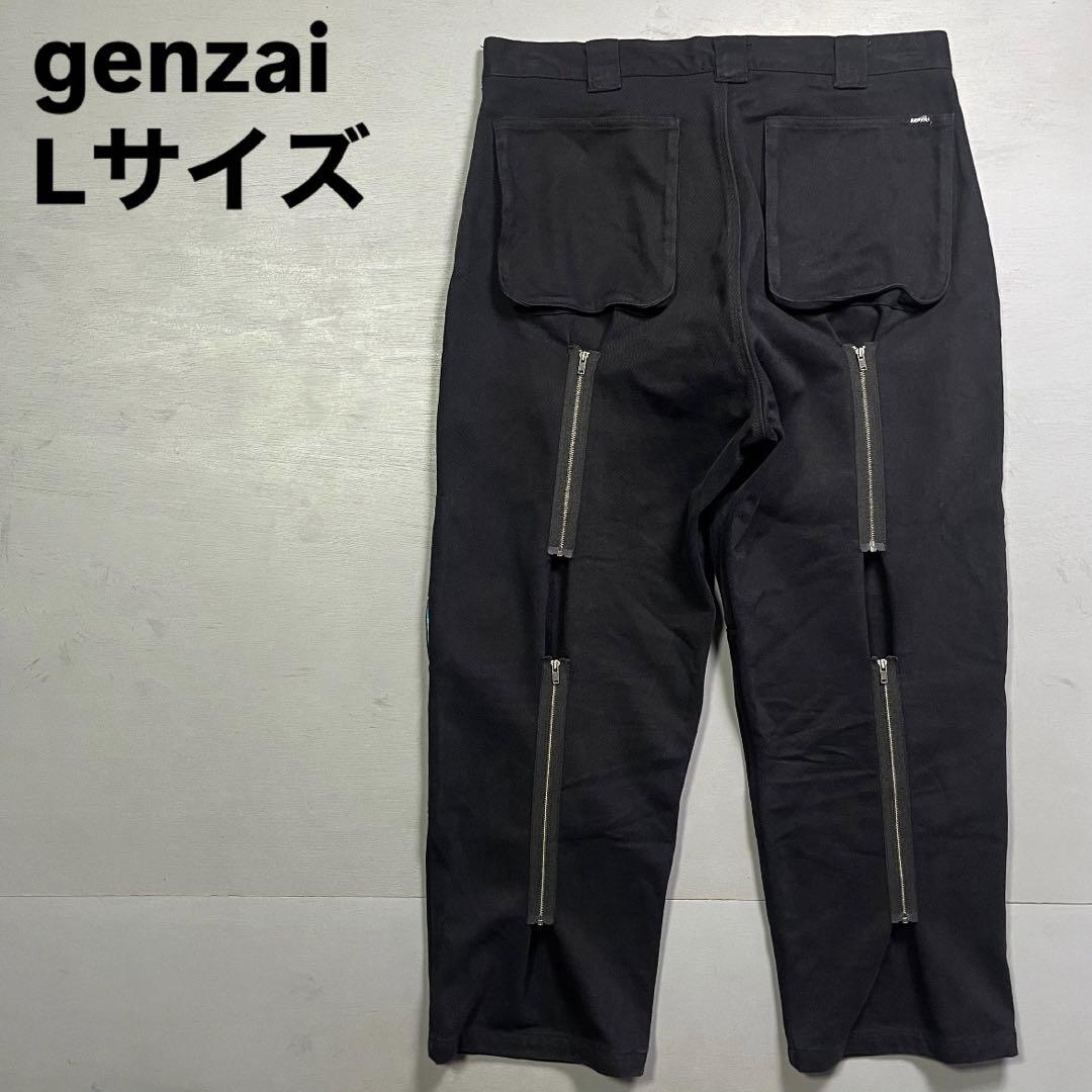 Currently, Satellite pocket pants with zipper detail, zip, wide, size L.
