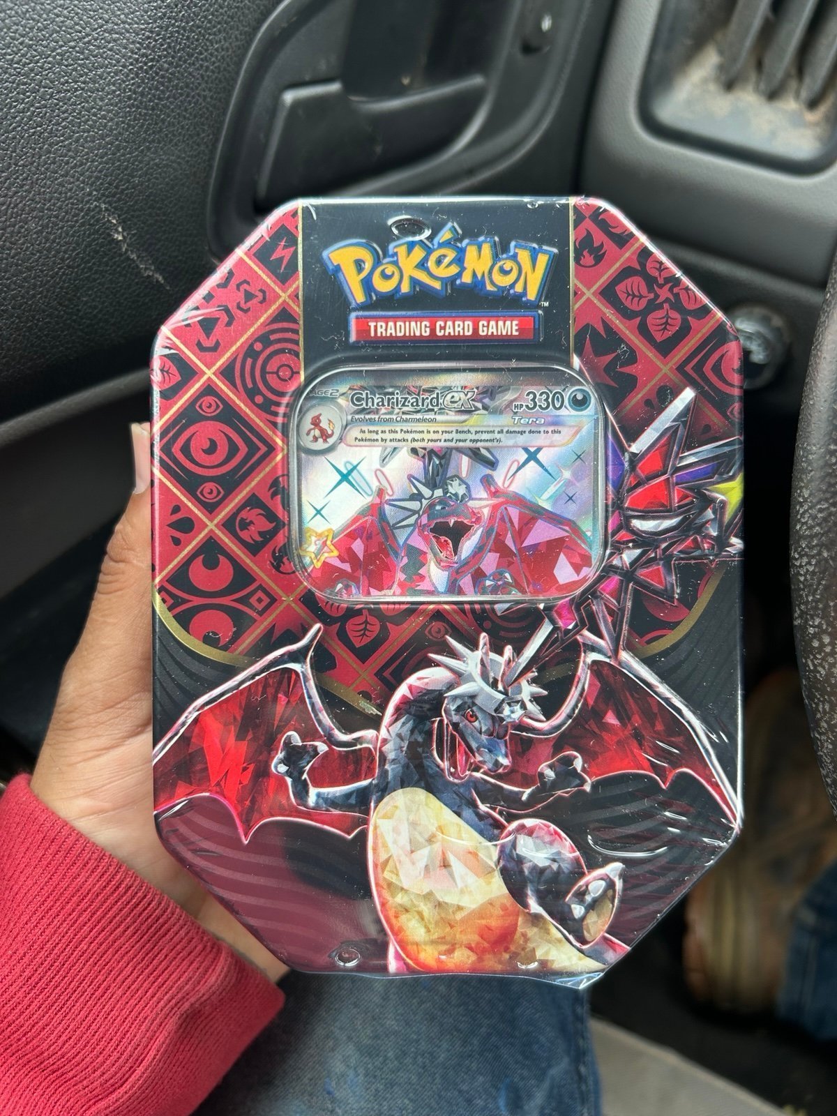 Pokemon TCG Scarlet & Violet Paldean Fates Tin - Shiny Charizard ex - Sealed