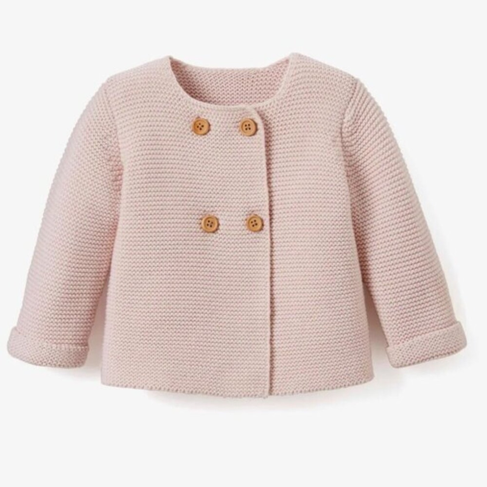 Elegant Baby Sofia & Finn Pink Knit Baby Girl Cardigan Sweater NWT