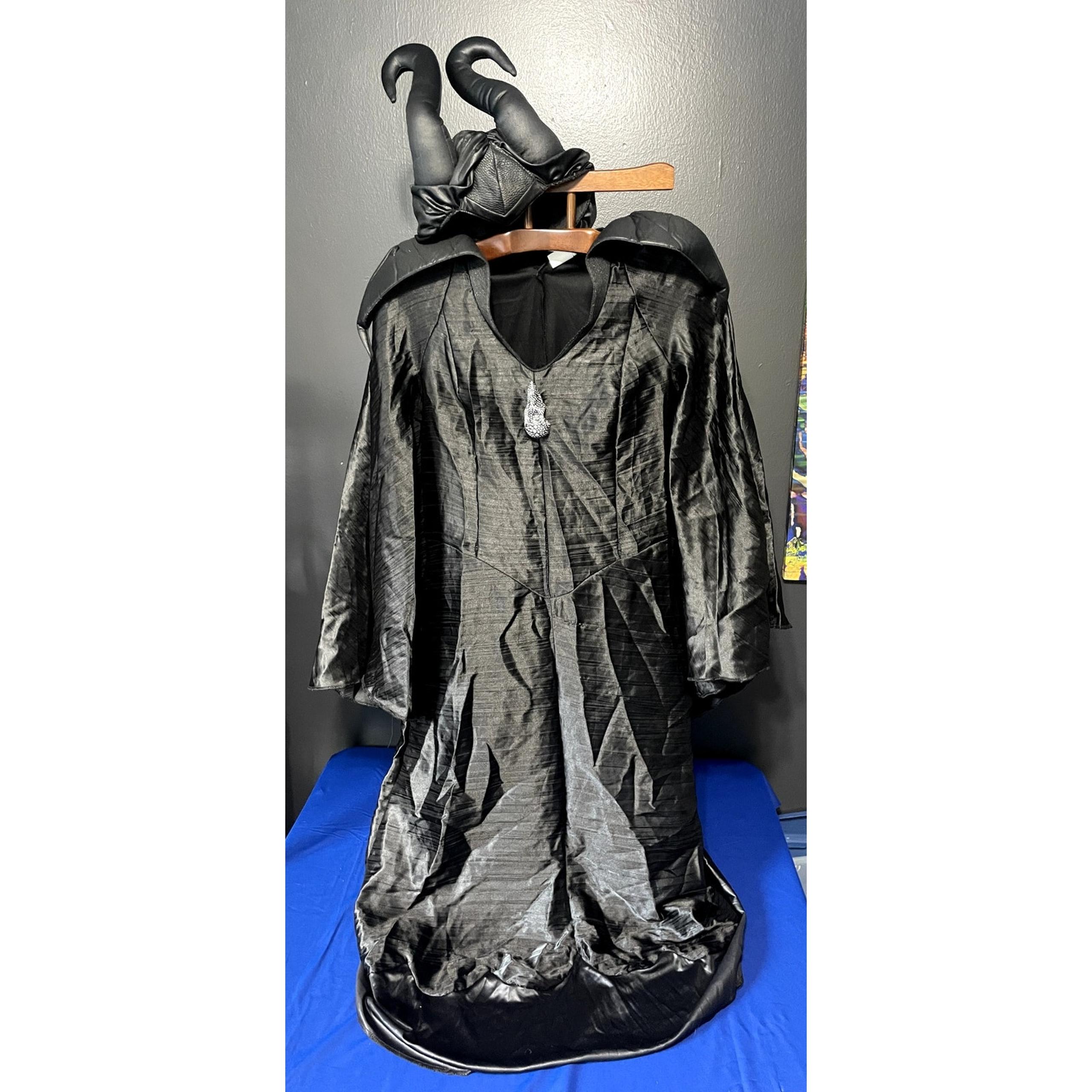 Costume Maleficent Disney 2014 Halloween Deluxe Adult Costume Size M 8-10