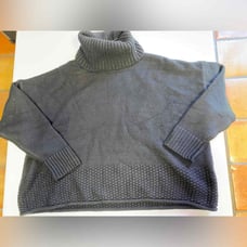Madewell Saddler Turtleneck Sweater Black Large