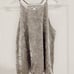 Bar III Silver Cutaway Halter Velvet Top