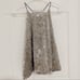 Bar III Silver Cutaway Halter Velvet Top