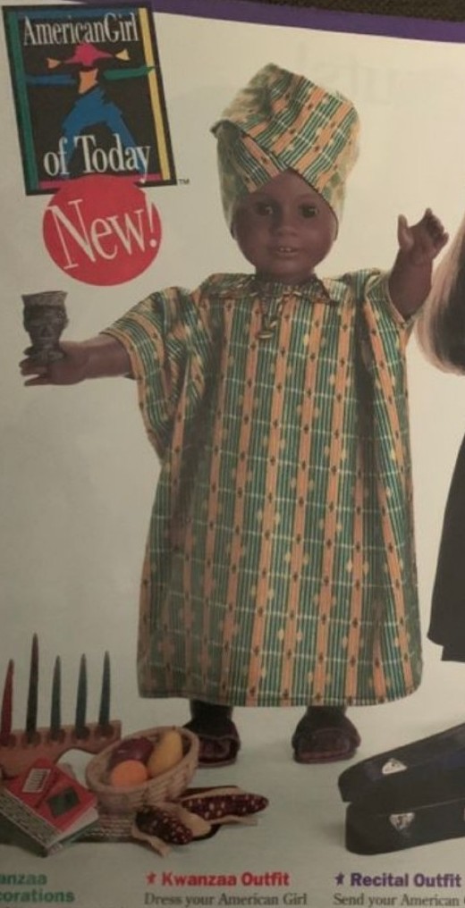 American Girl Doll vintage Kwanzaa Set