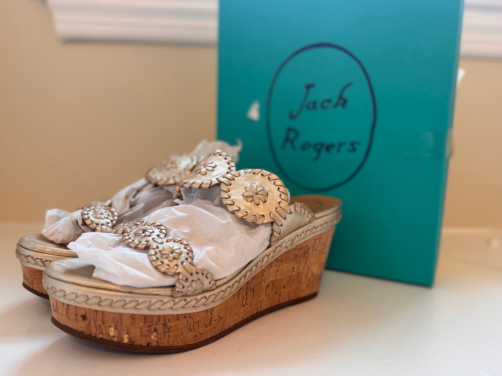 Jack Rogers Leigh Wedge Platform Sandals