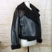 Liverpool Sherpa Lined Moto Jacket Womens S Black Faux Leather Relaxed Gorpcore