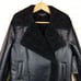 Liverpool Sherpa Lined Moto Jacket Womens S Black Faux Leather Relaxed Gorpcore
