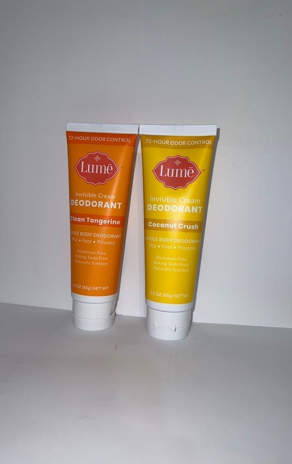 Lume Cream Deodorant 2 - Tubes 3 OZ Full Size