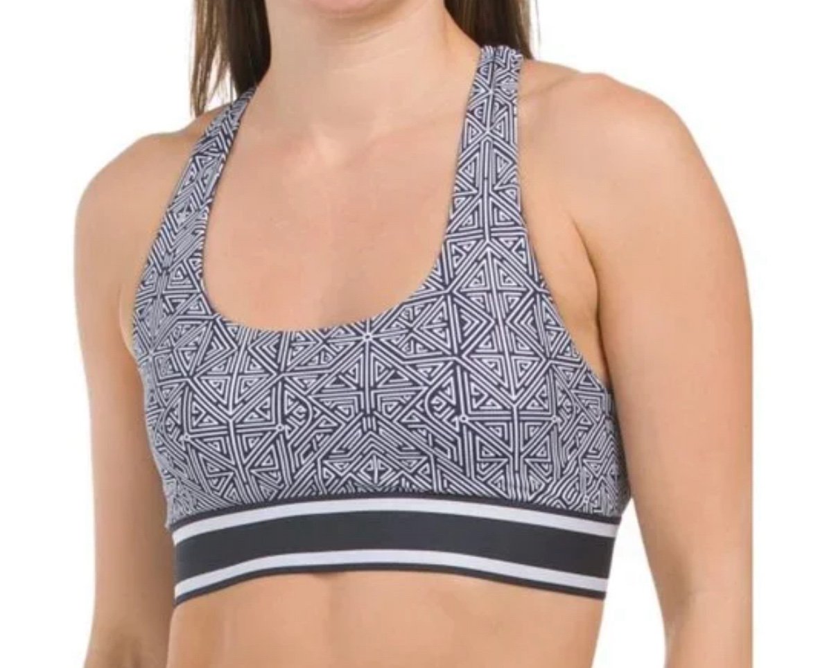 Greyson Labyrinth Luna Sports Bra Canal Size XS NWT