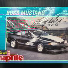 Revell Monogram Boss Shinoda Mustang Model Kit signed by Larry Shinoda