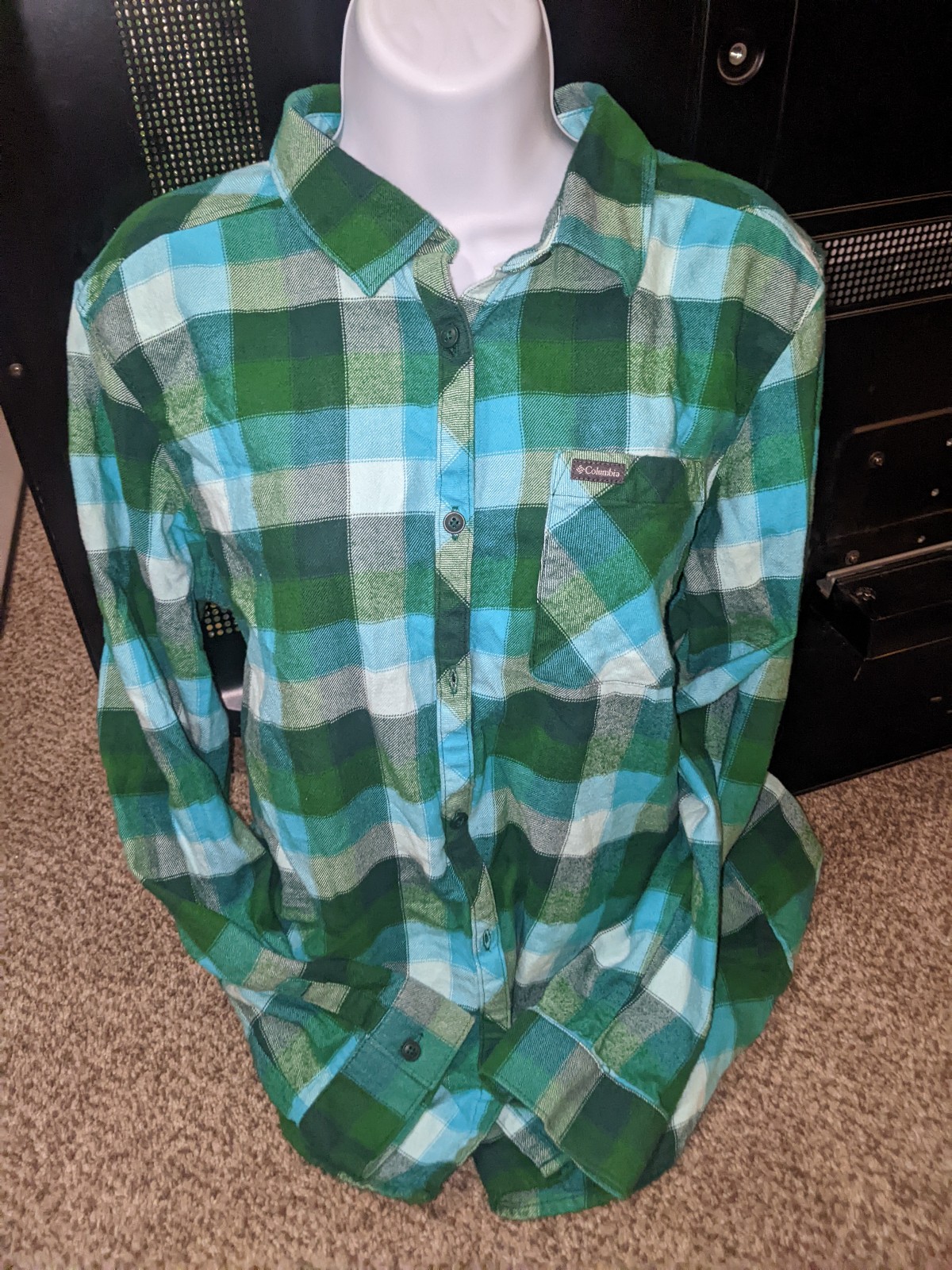 Columbia flannel button down shirts