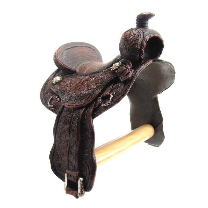 Horse Saddle Toilet Paper Holder