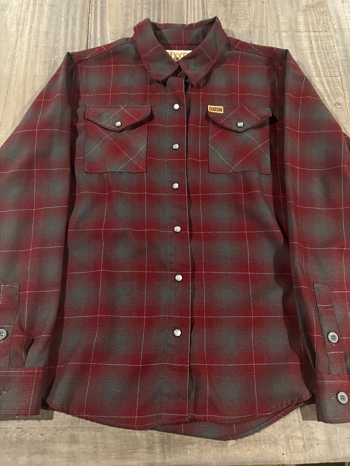 Dixxon Flannel woman’s medium, wino