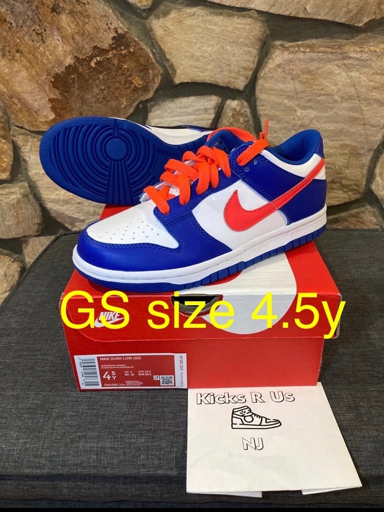 Nike Dunk Low Game Royal size 4.5y