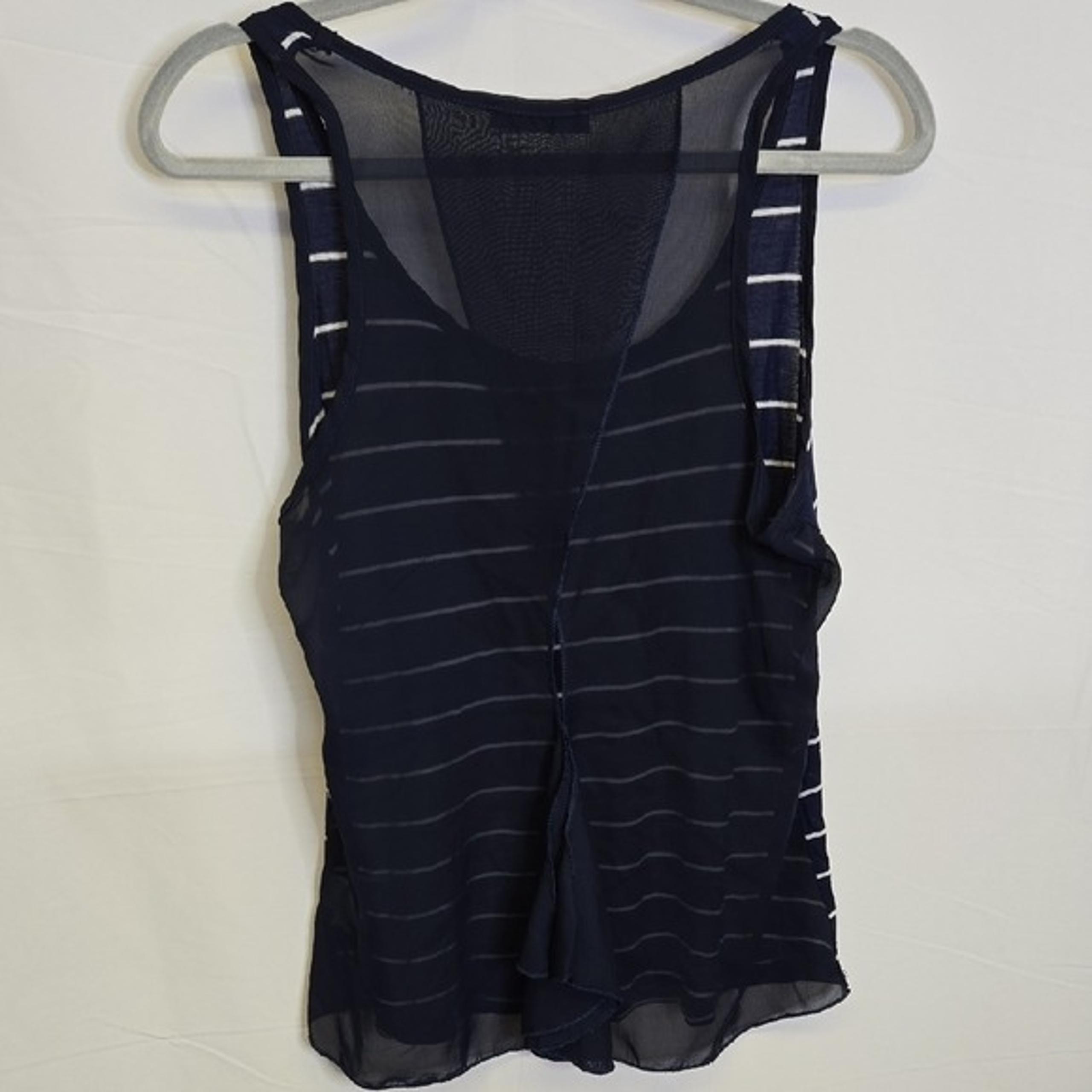 Double Zero Striped Tank Top