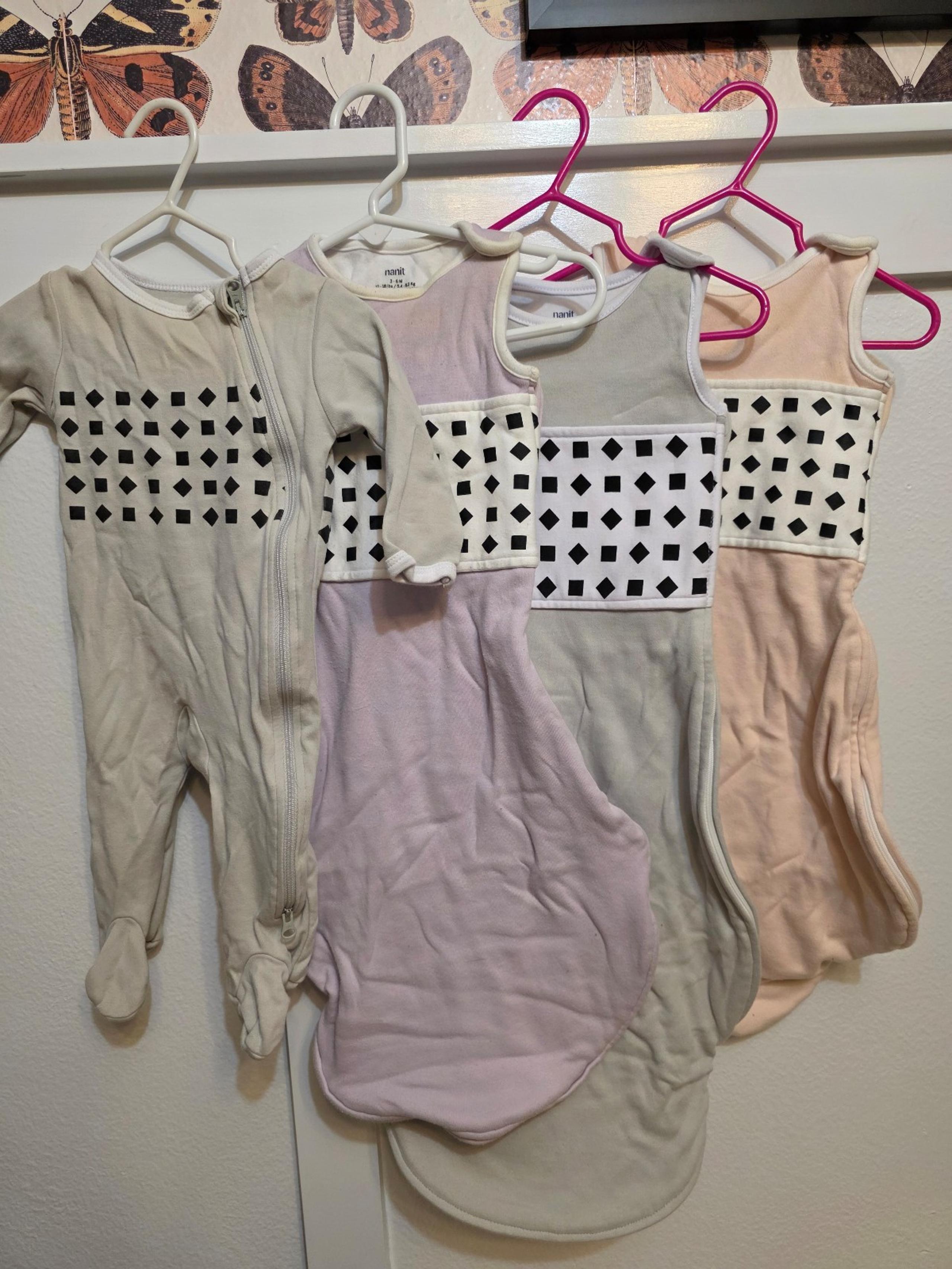 Nanit breathing clothing lot 3-6