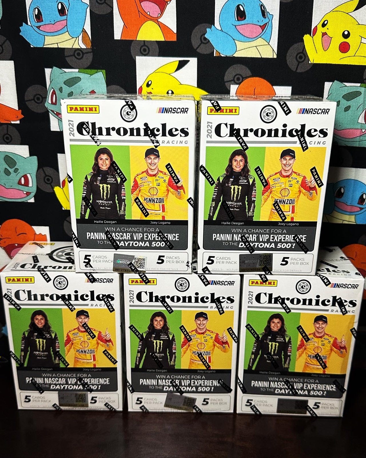 2021 Panini Chronicles Racing NASCAR Blaster Box Lot 5x