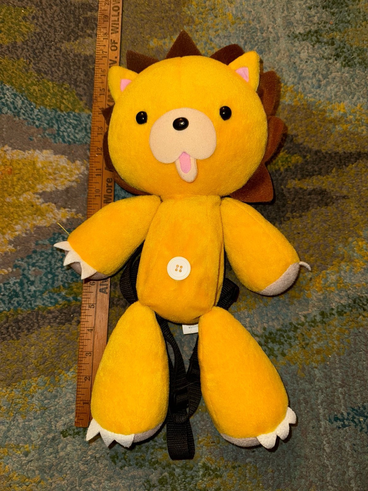 Kon Bleach Plush Shonen Jump Plush Backpack Lion Coin Pouch 14" Anime RARE HTF