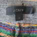 J Crew Merino Wool Fairisle Knit Legging, sz Medium