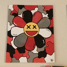 Murakami flower painting