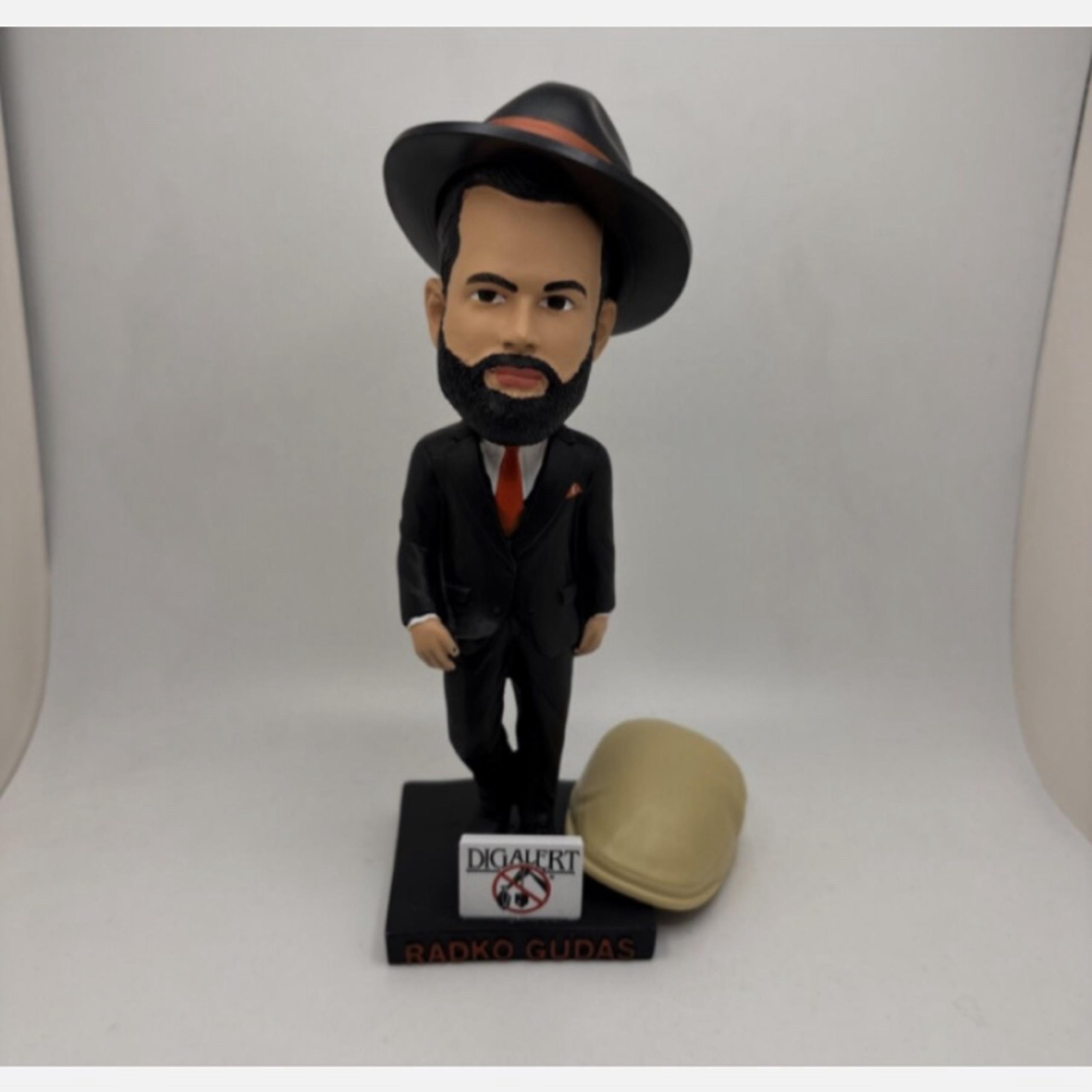 Radko Gudas bobble head. Anaheim Ducks NHL giveaway