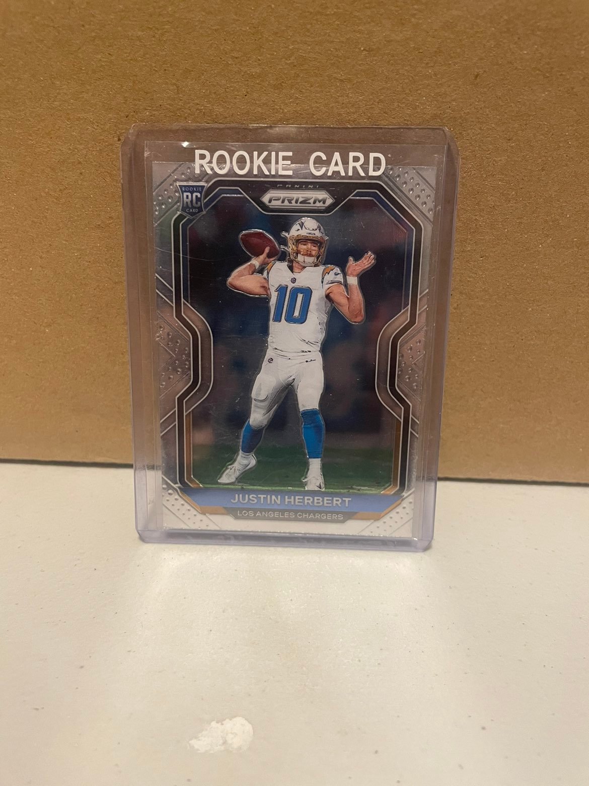 2020 Prizm Justin Herbert Base Rookie Card