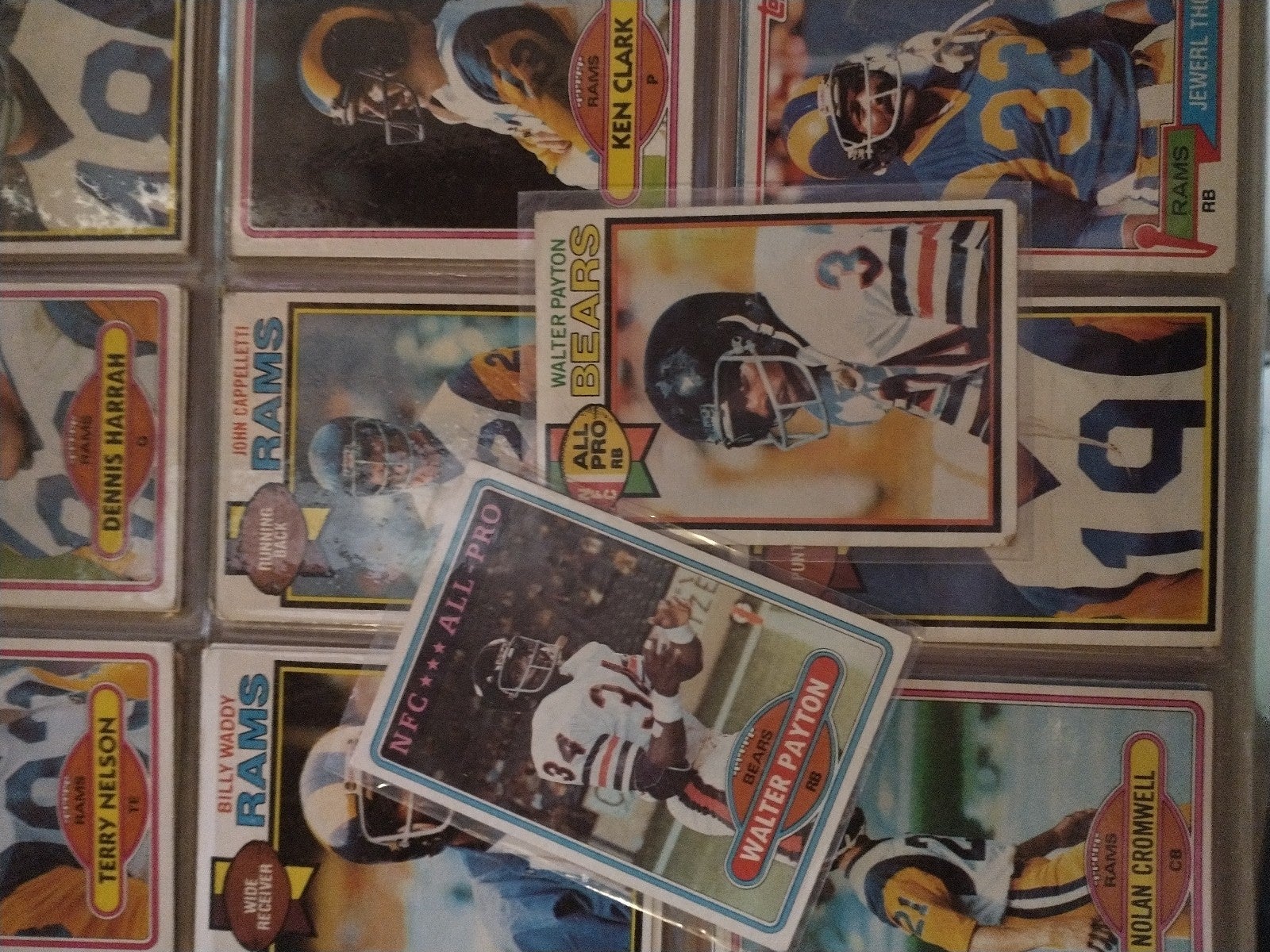 Classic s70 and s80 football cards