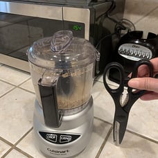 Food Processor, Mini-Prep 3 Cup, 24 oz, Brushed Chrome and Nickel