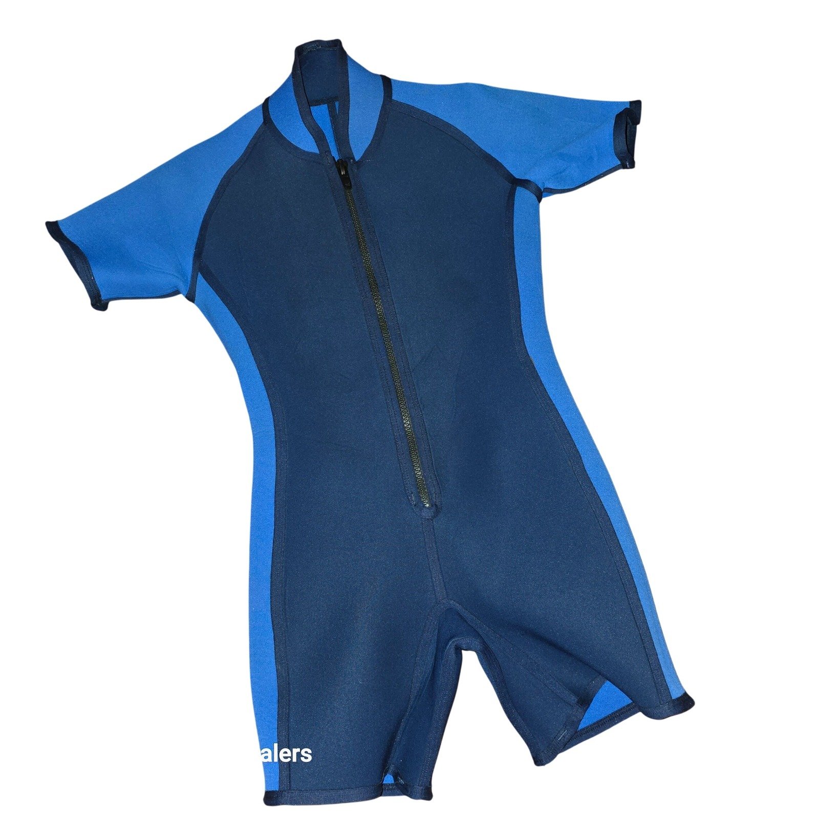 Whalers Wetsuit Shorty Scuba Diving Snorkeling Swim Suit Blue XL Men