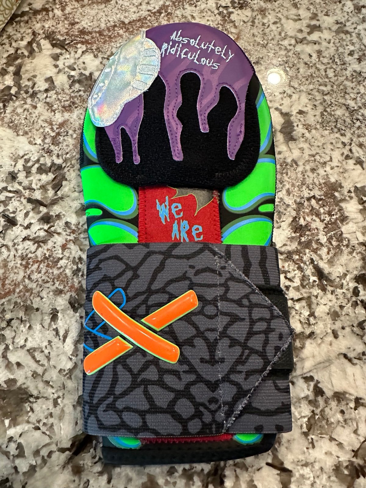 Absolutely Ridiculous Out Of This World Sliding Mitt Age 10+ Glow In The Dark